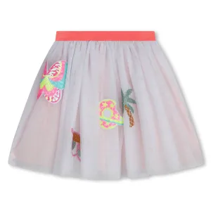 Billieblush Girls Sequin Applique Tutu Skirt