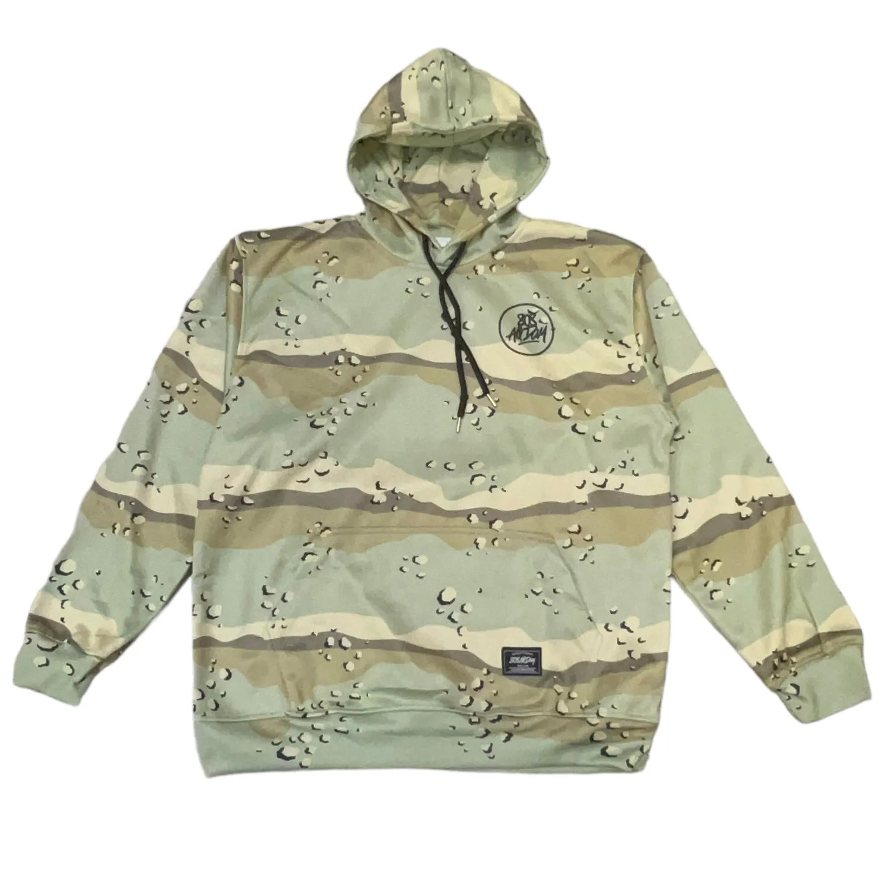 808ALLDAY Desert Camo Tag  Hoodie