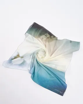 90CM VOILE SCARF Breeze Flower Print