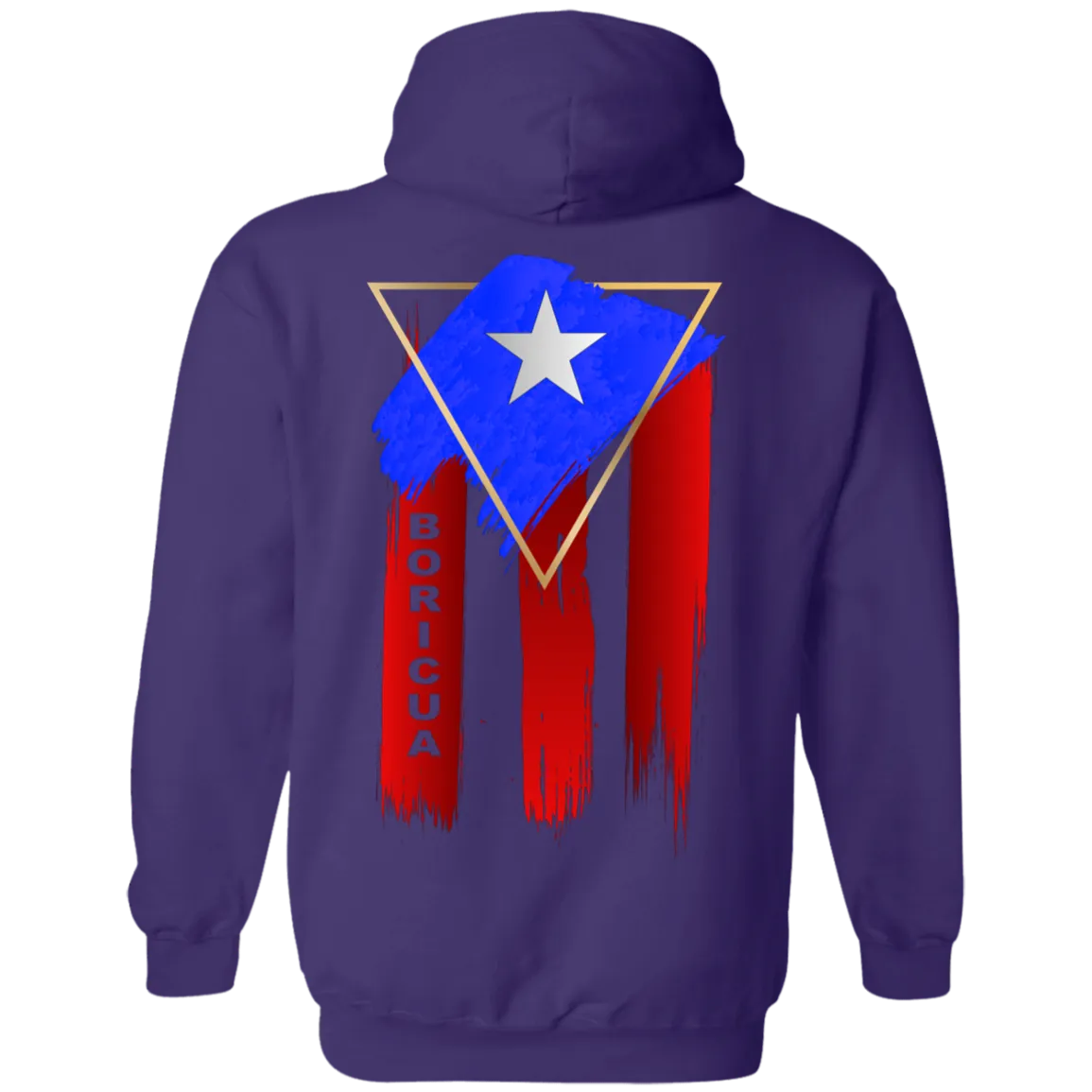 Abstract Boricua Flag Hoodie