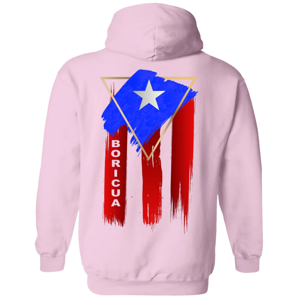 Abstract Boricua Flag Hoodie