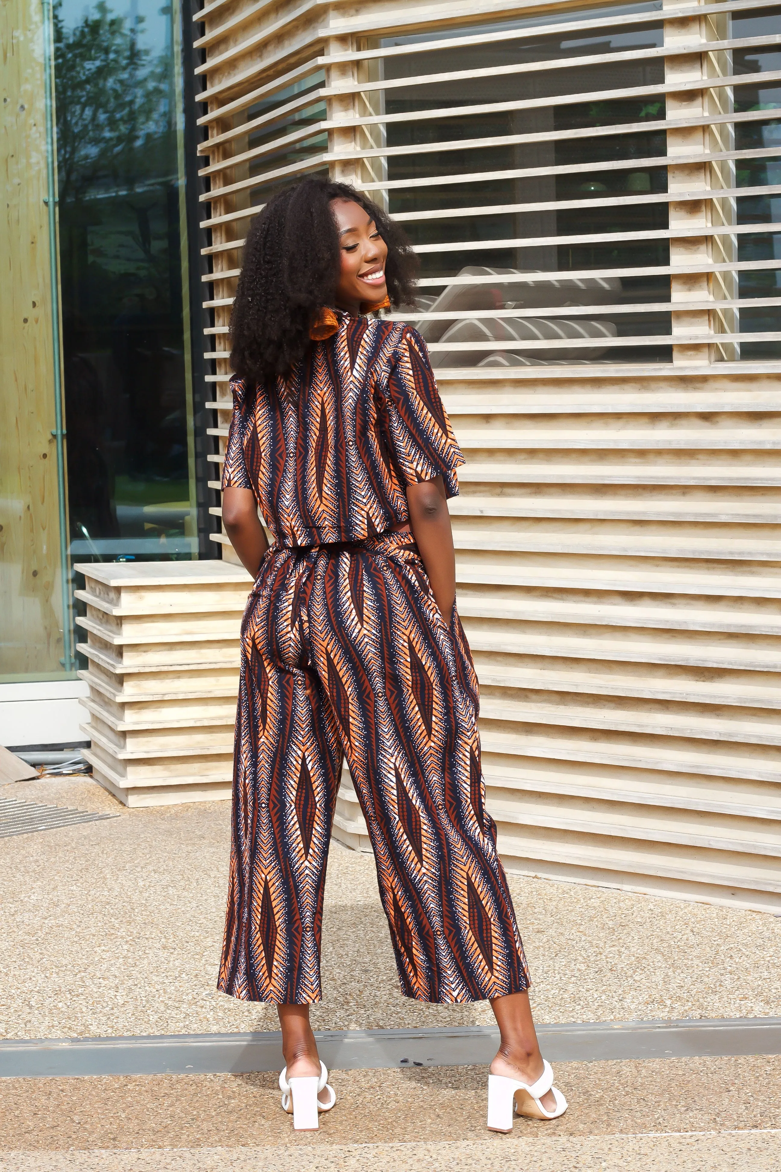 African Print Culotte pants/trousers - Oyii