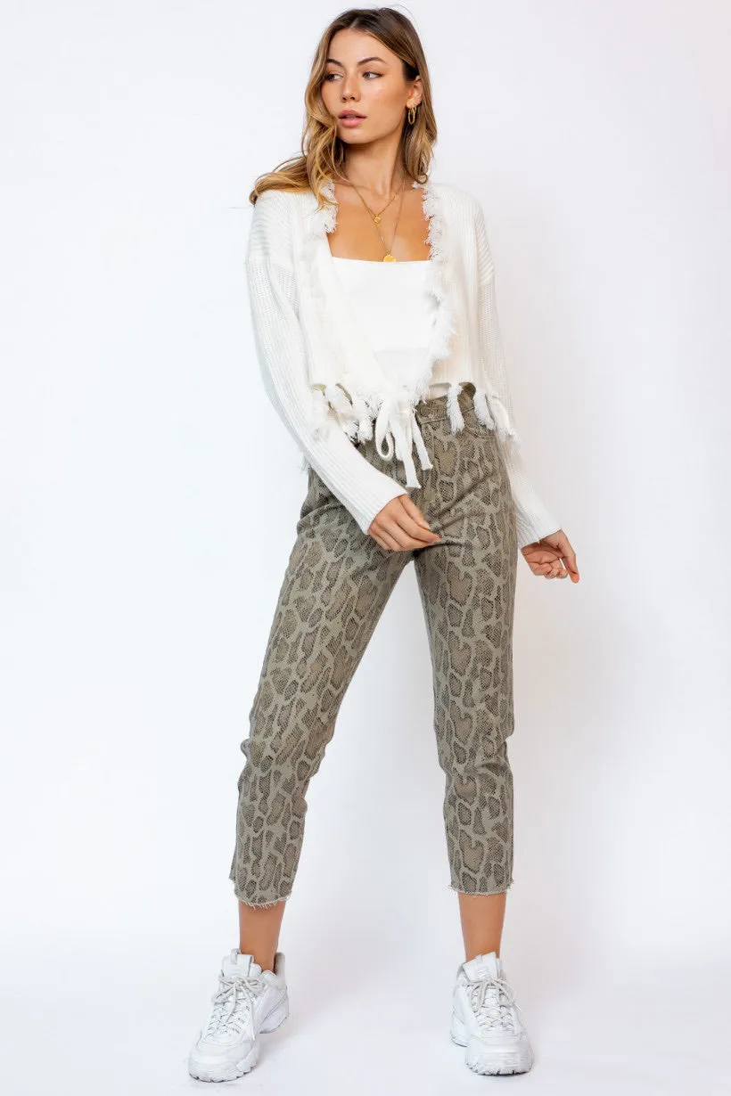 Animal Print Pants