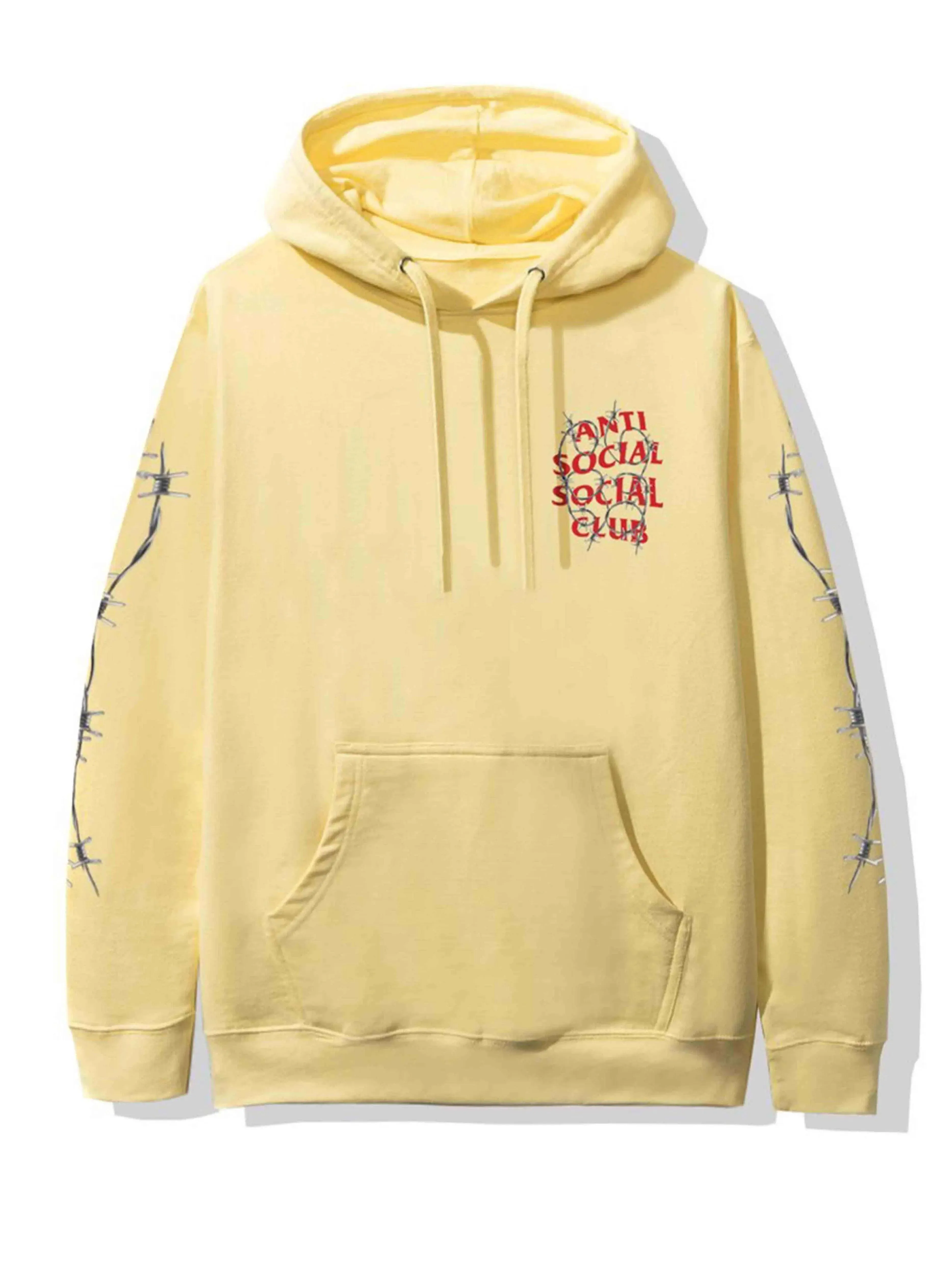 Anti Social Social Club Barbara Hoodie Yellow