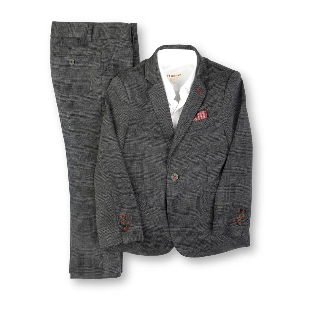 Appaman Boys 2pc Stretch Grey Suit _C8SSU3