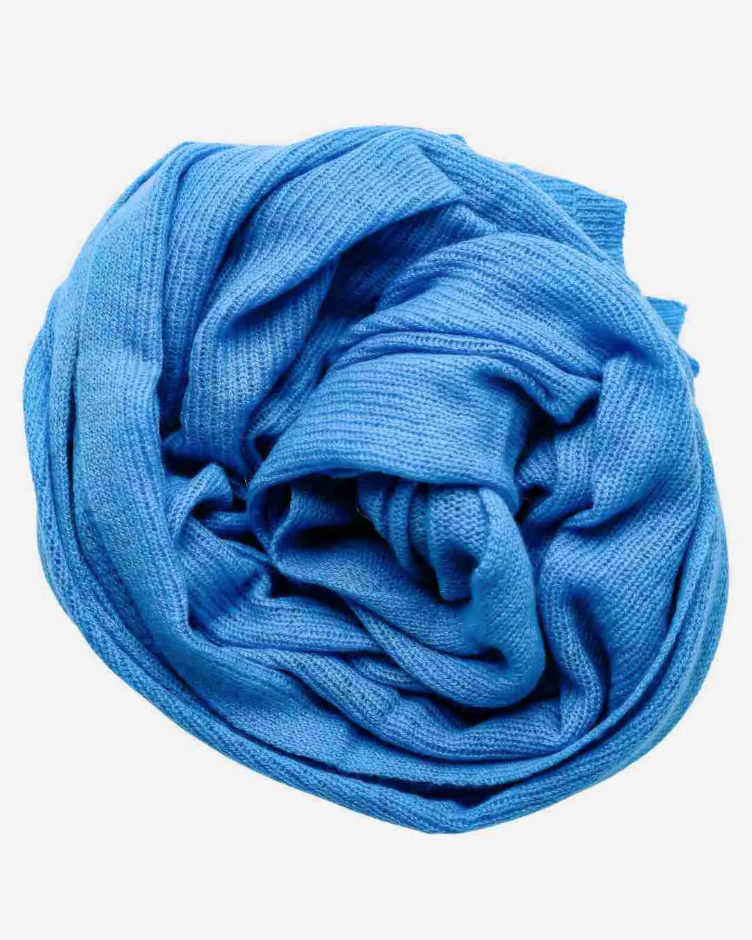 Azure Cashmere Featherlight Scarf