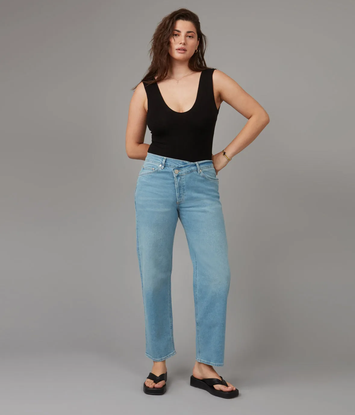 BAKER-LS High Rise Crossover Jeans