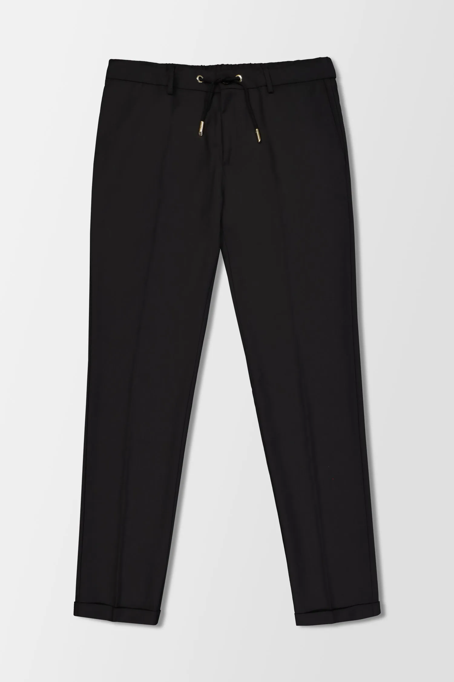 Billionaire Black Long Double B Trousers