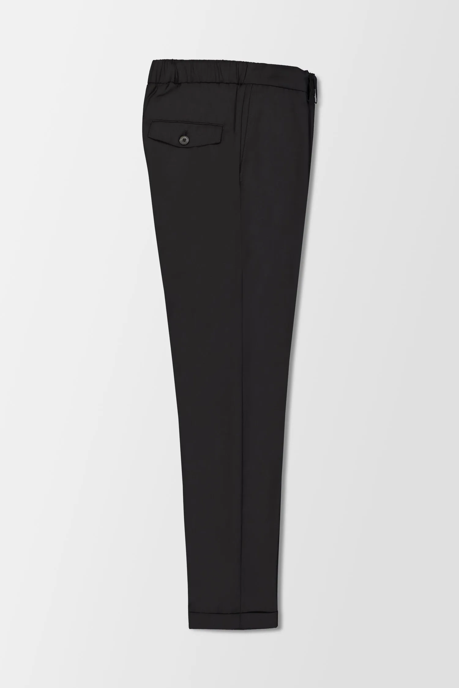 Billionaire Black Long Double B Trousers