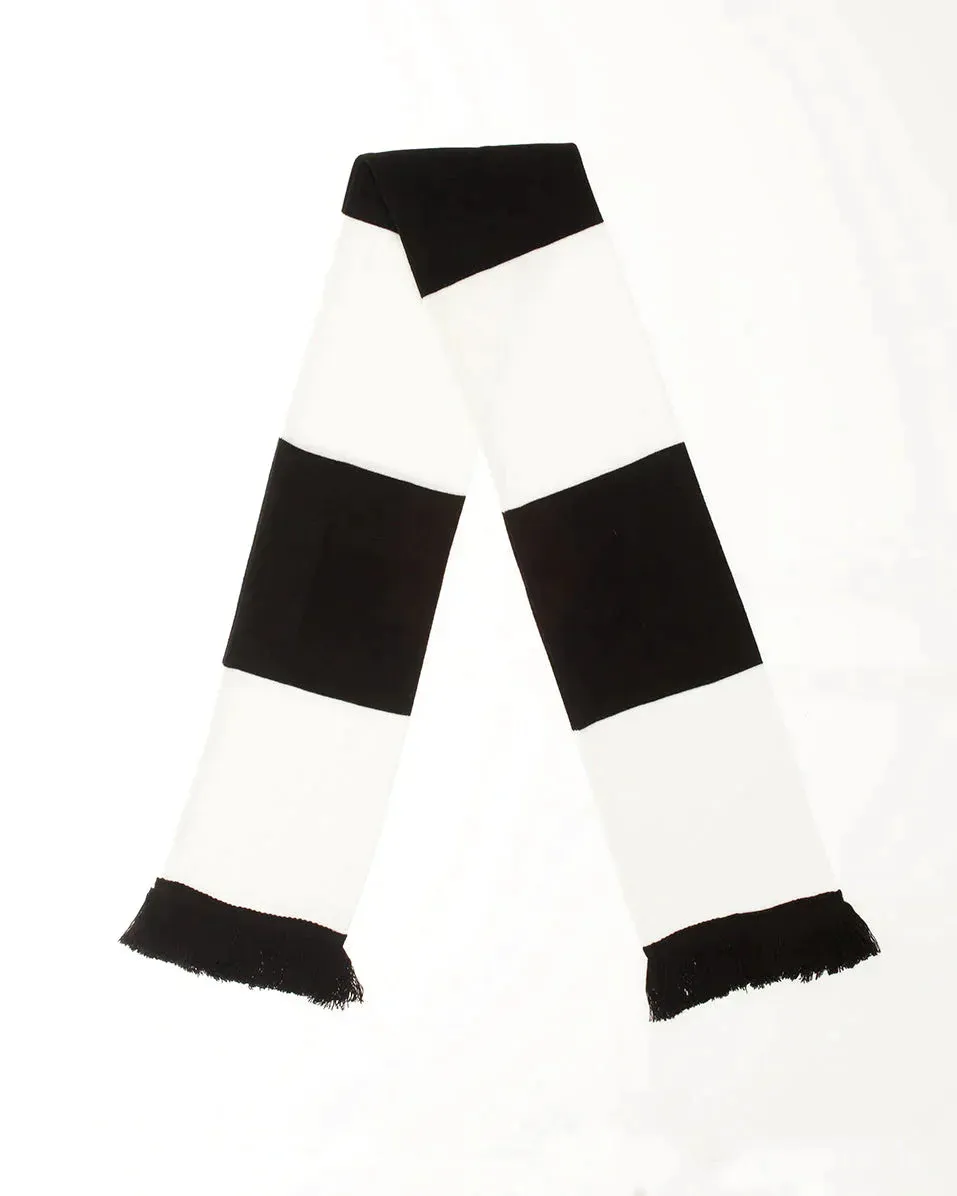 Black & White Bar Scarf