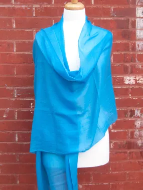 Blue Light Cashmere Scarf