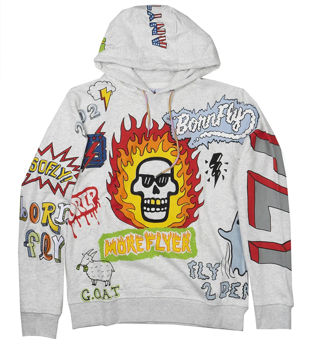 BORN FLY ASSORTED HOODIES - BFHD06