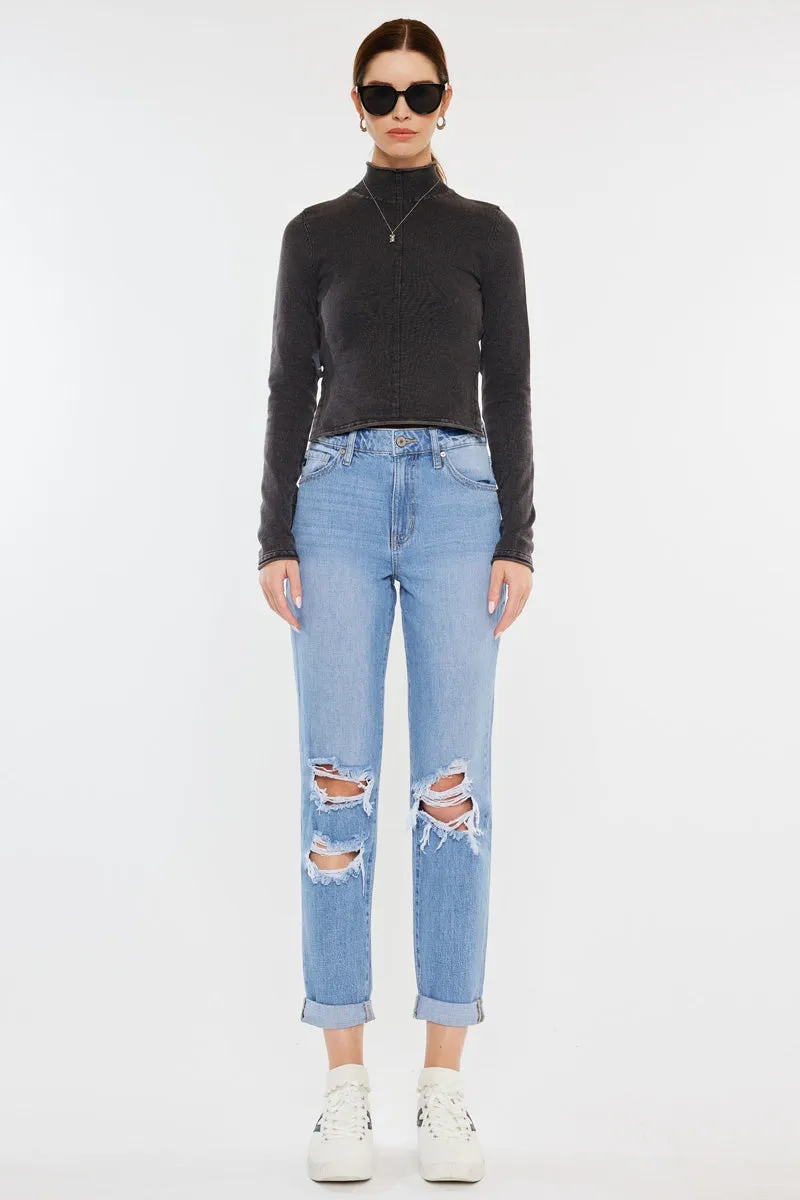 Bridget Ultra High Rise Mom Jeans