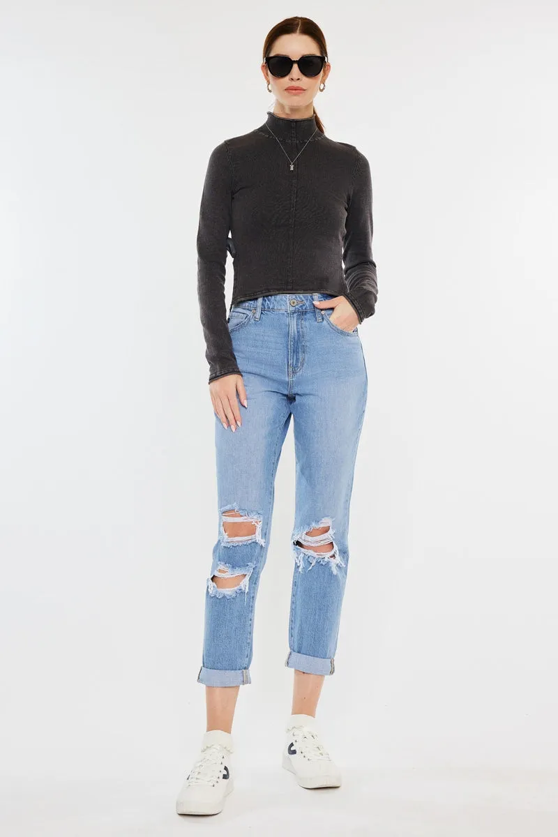 Bridget Ultra High Rise Mom Jeans