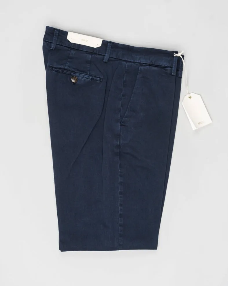 Briglia Garment Dyed Soho Trousers / Navy