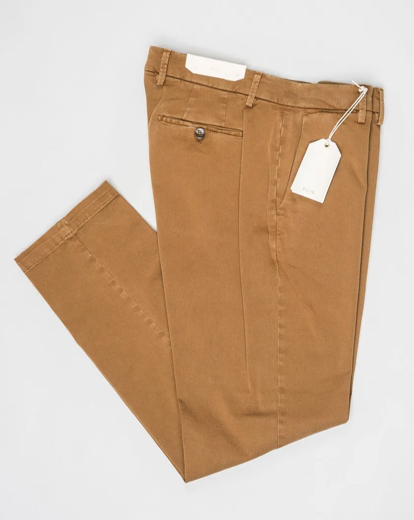 Briglia Garment Dyed Soho Trousers / Tobacco