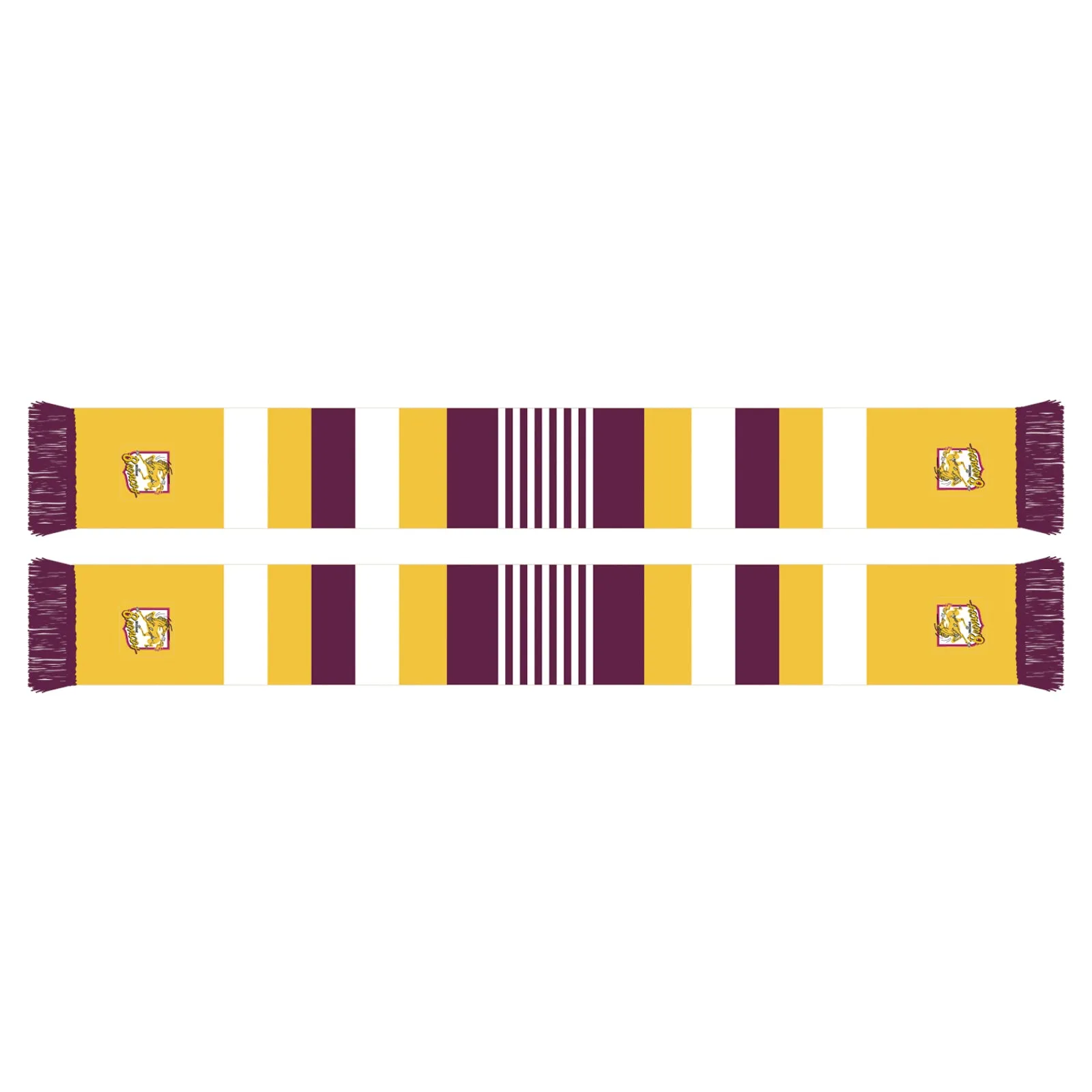 Brisbane Broncos NRL Heritage Retro Bar Scarf Rugby League