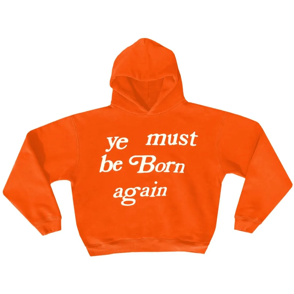 Cactus Plant Flea Market Born Again Hoodie - Orange