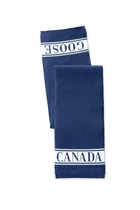 Canada Goose Youth/Kids Winter Scarf Merino Logo Scarf - Pacific Blue