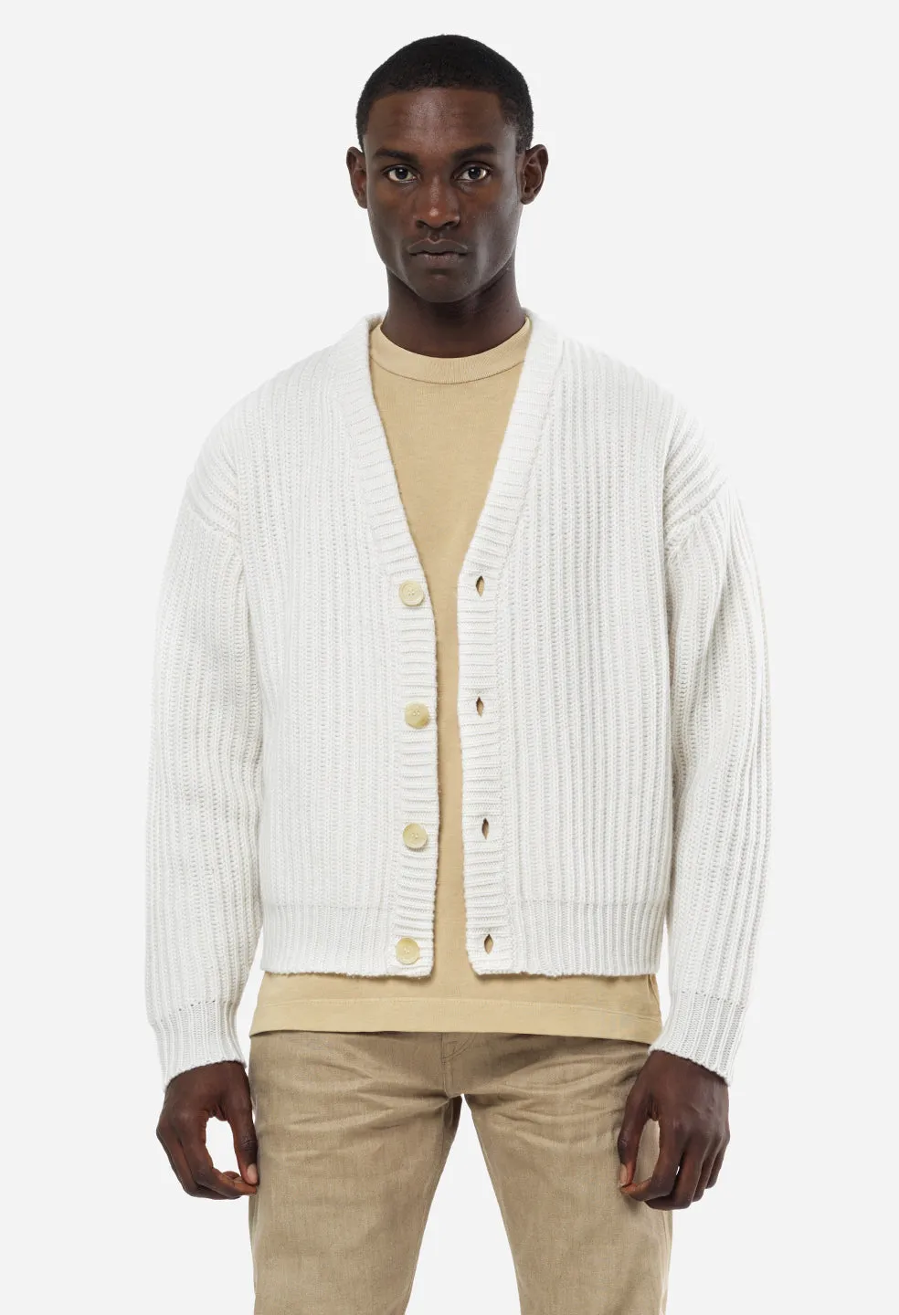 Capri Cashmere Cardigan / Ivory