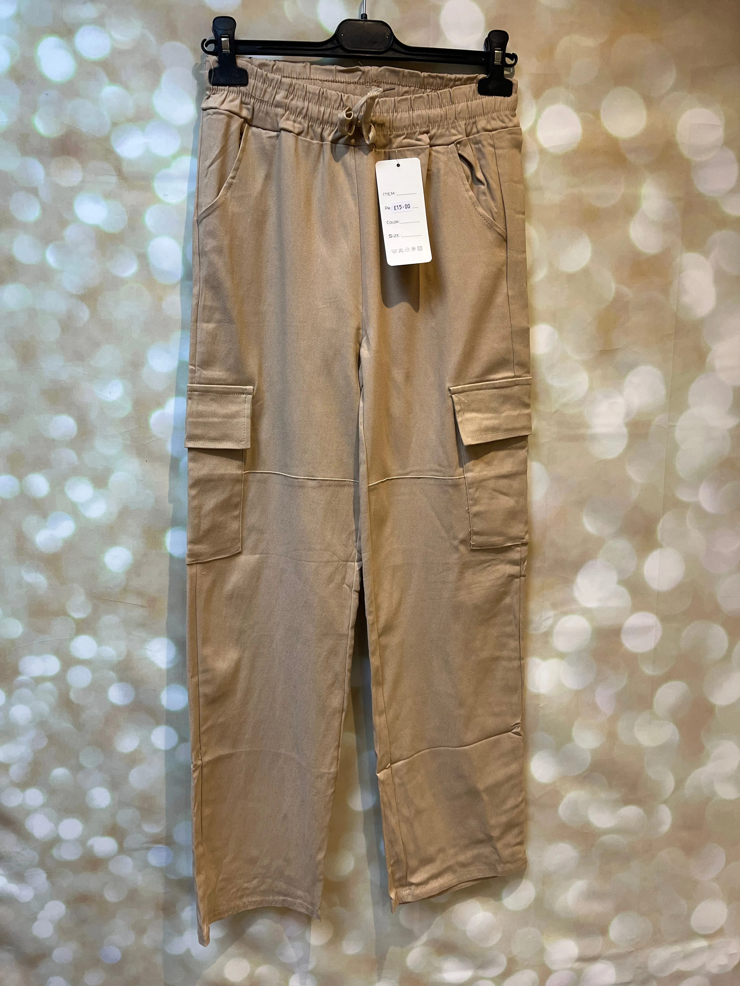 Cargo Straight Leg Trousers