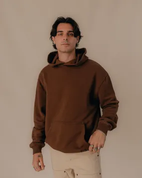 Carver Heavy Workwear Hoodie - Cocoa Brown