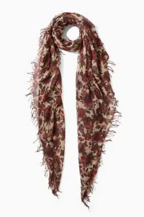 Cashmere and Silk Scarf Cedar Garden