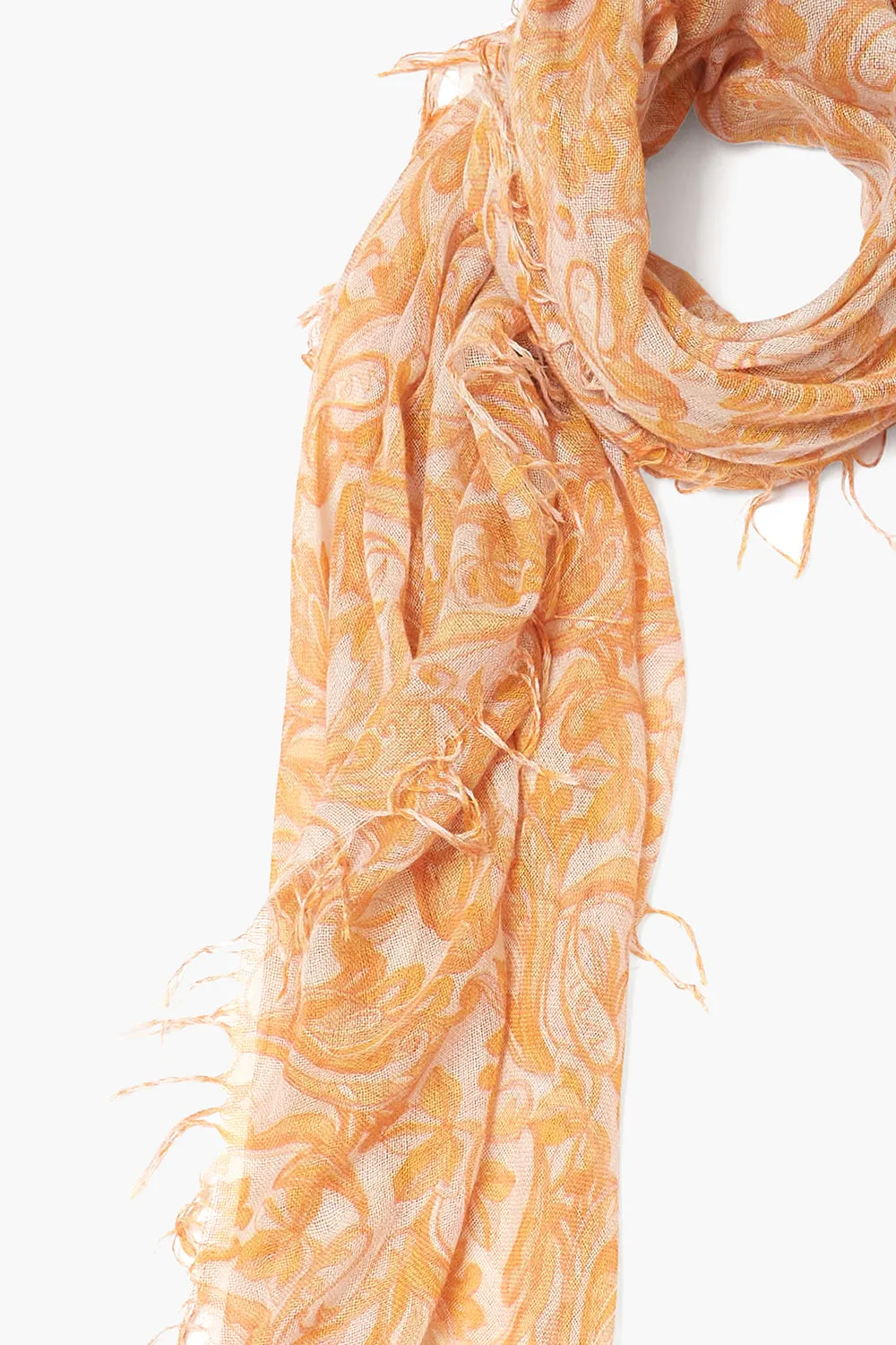 Cashmere and Silk Scarf Marigold Free Bird