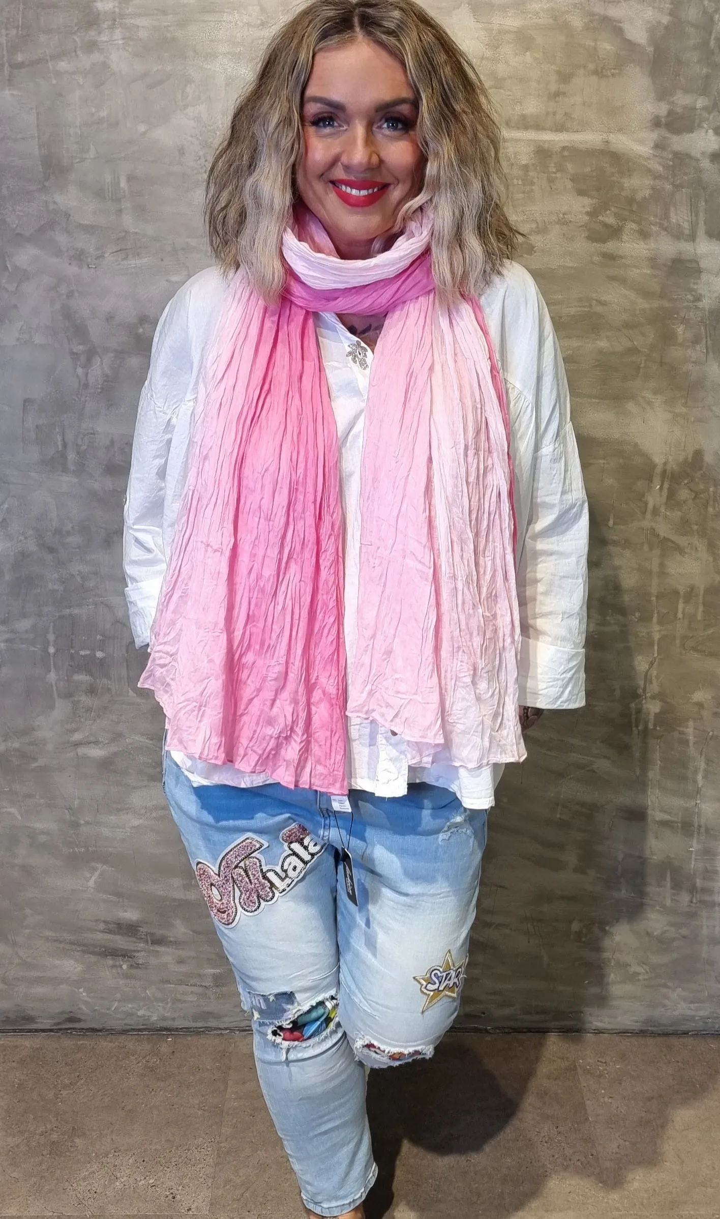 Christy Scarf Pink