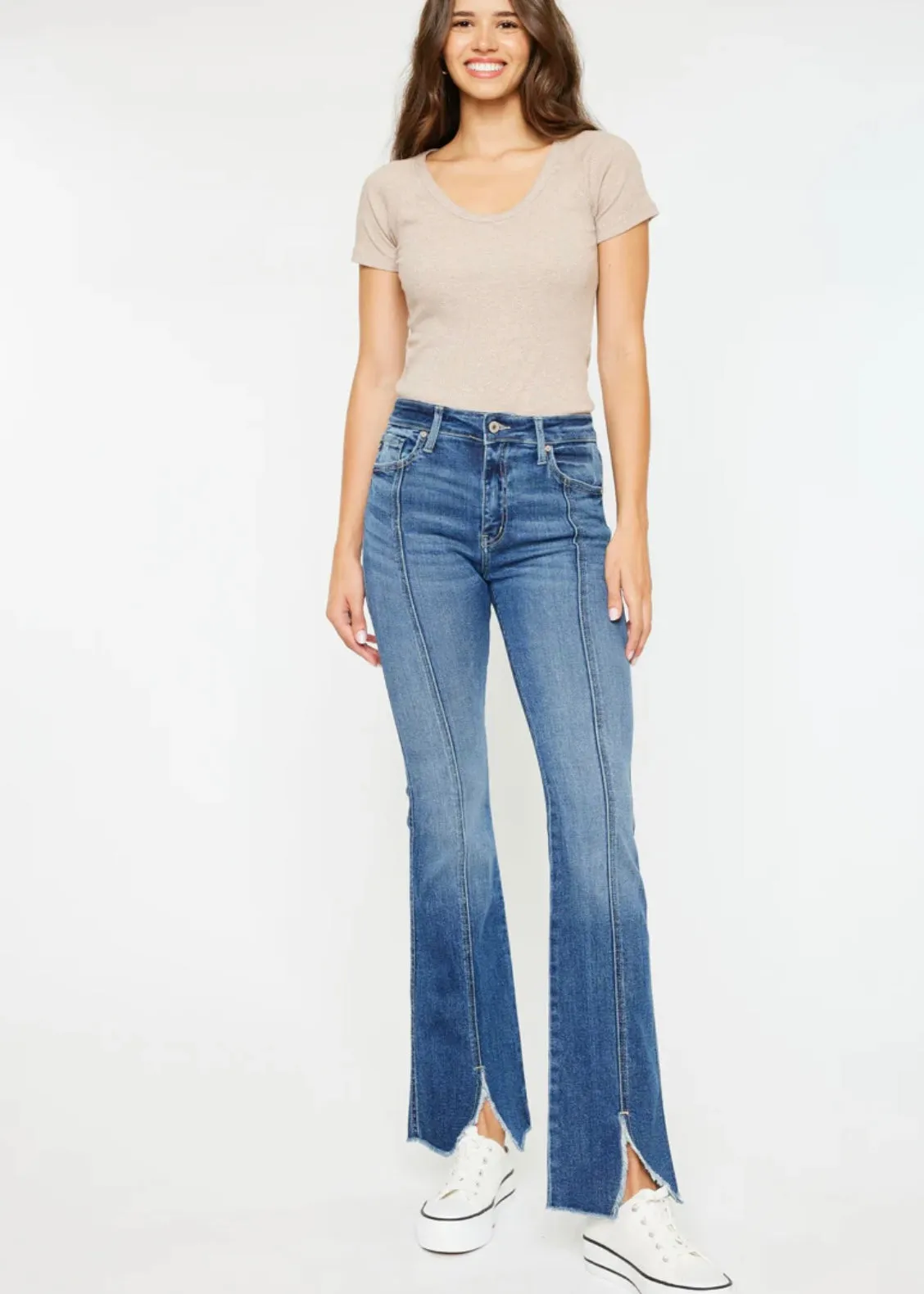 Citrine High Rise Bootcut Jeans