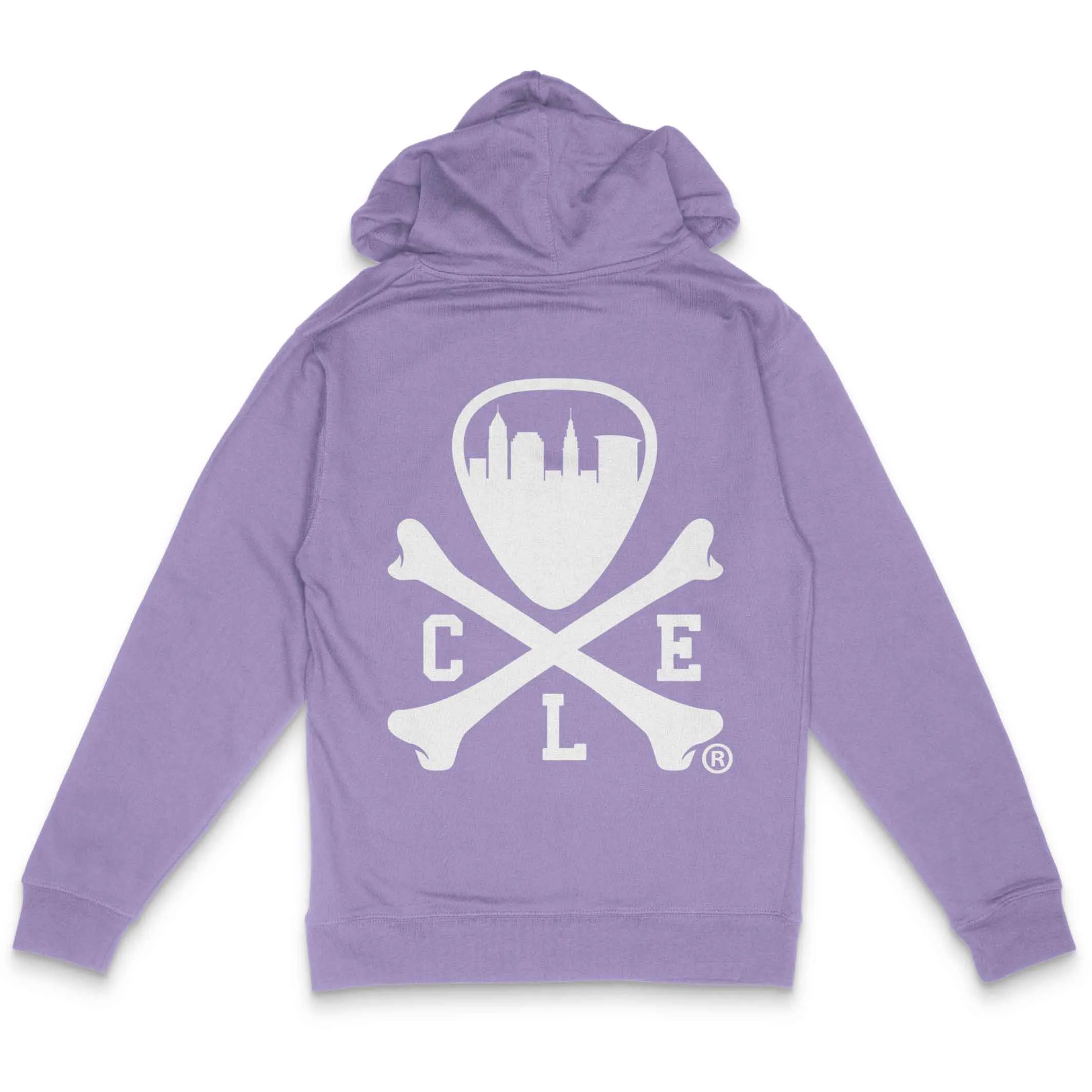 CLE Logo - Unisex Pullover Hoodie - Pigment Plum