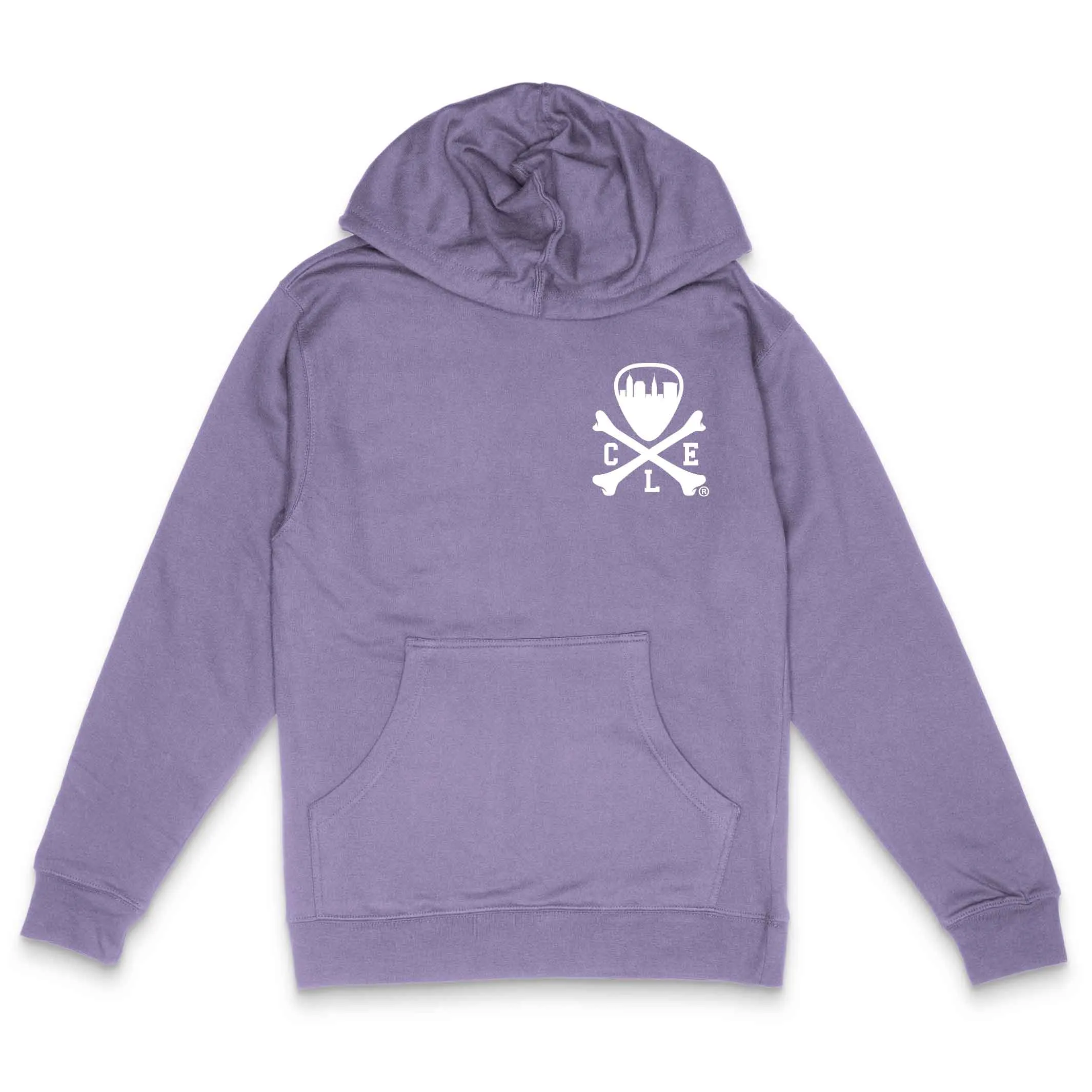 CLE Logo - Unisex Pullover Hoodie - Pigment Plum