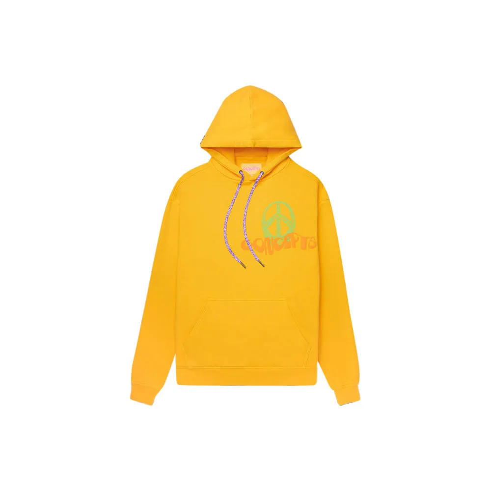 Concepts Warped Peace Hoodie (Sunshine Yellow)