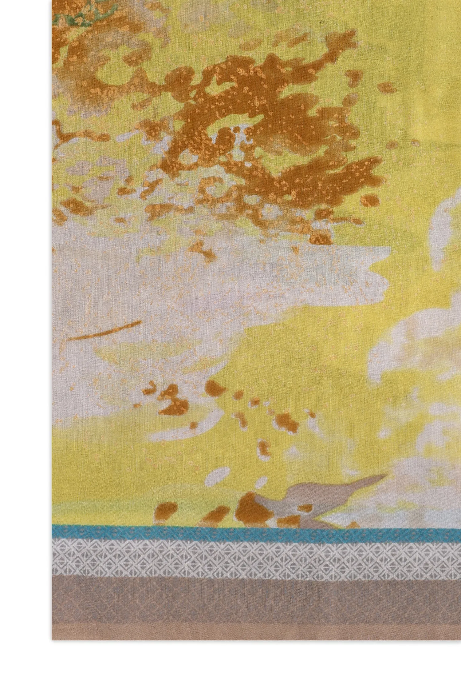 COTTON BREEZE SCARF-YELLOW