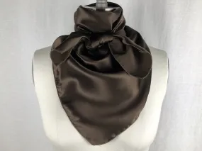 CR Chocolate Silk Scarf