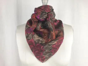 CR Tropical Safari Floral Silk Scarf