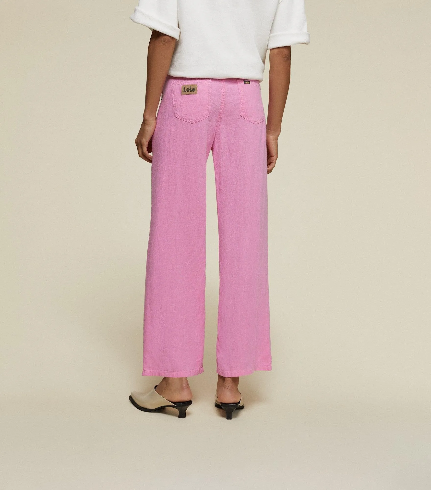 Culotte Linen Colour Azalea Pink