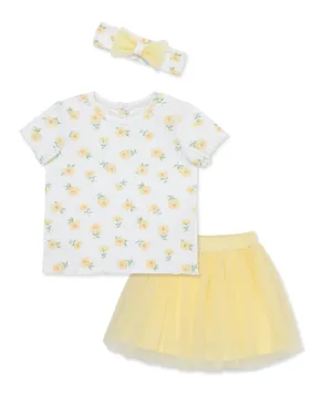 Daisy Skort Set & Headband (12M-24M)