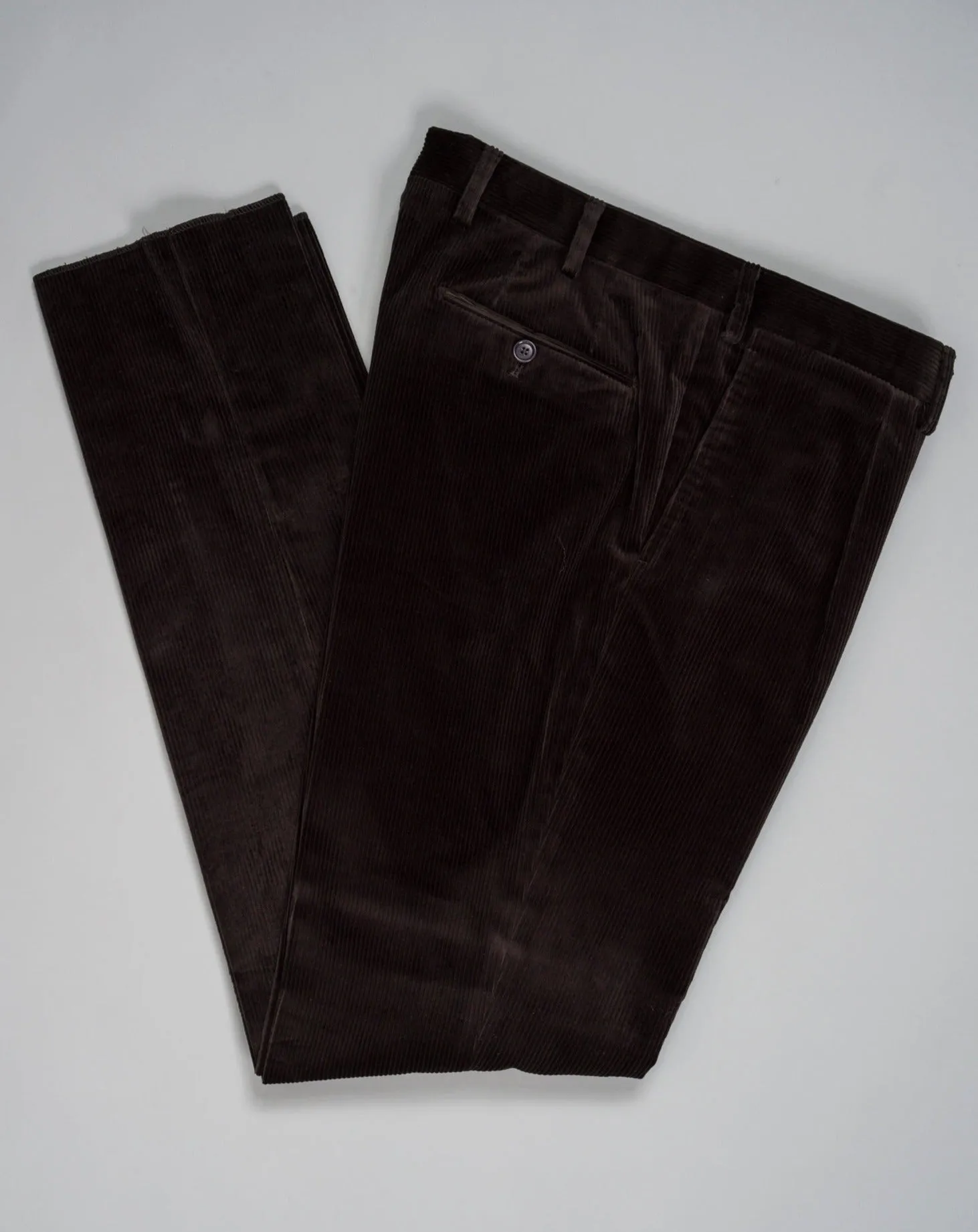 De Petrillo Corduroy Trousers / Dark Brown