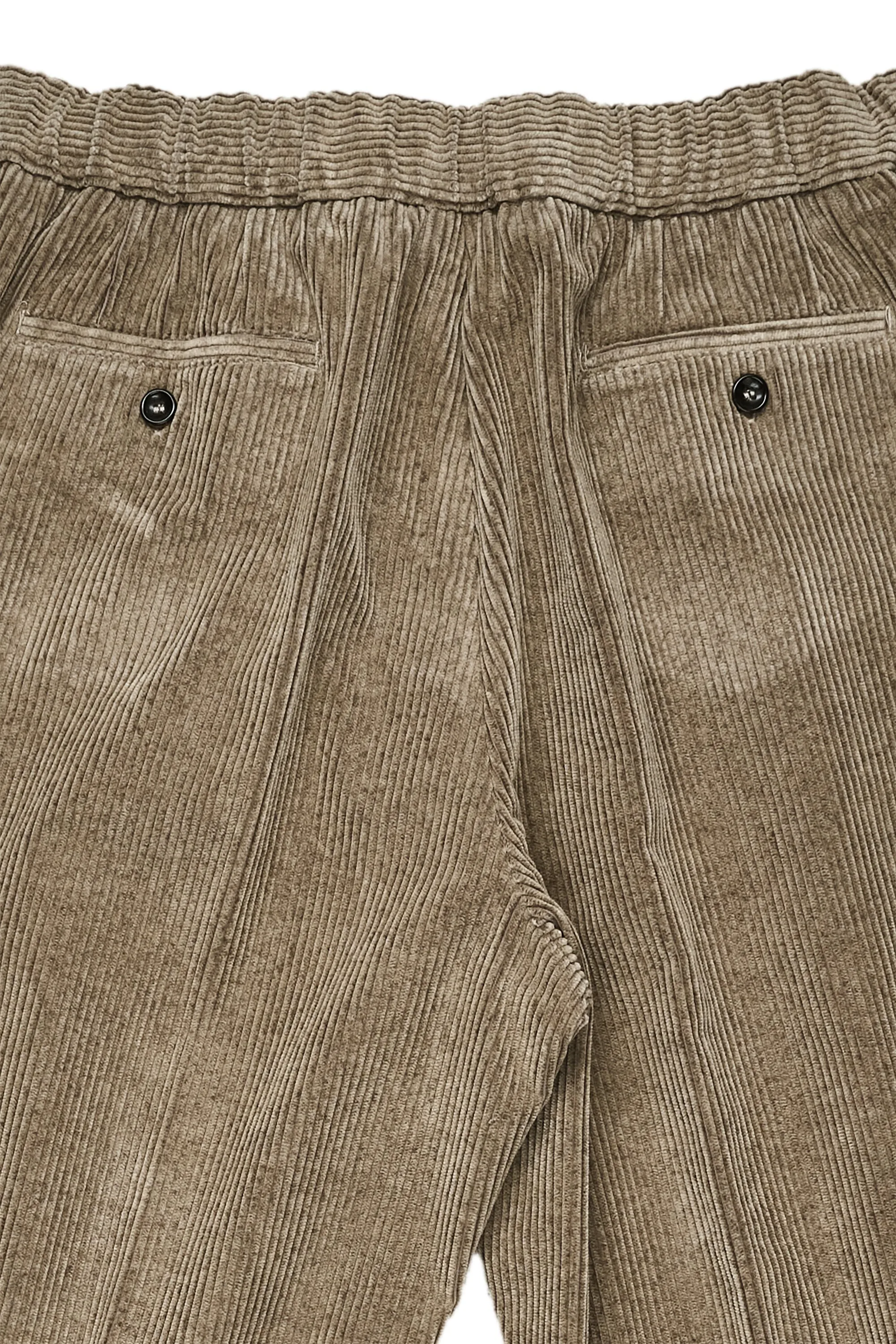 Drumohr Beige Cotton Corduroy Drawstring Trousers