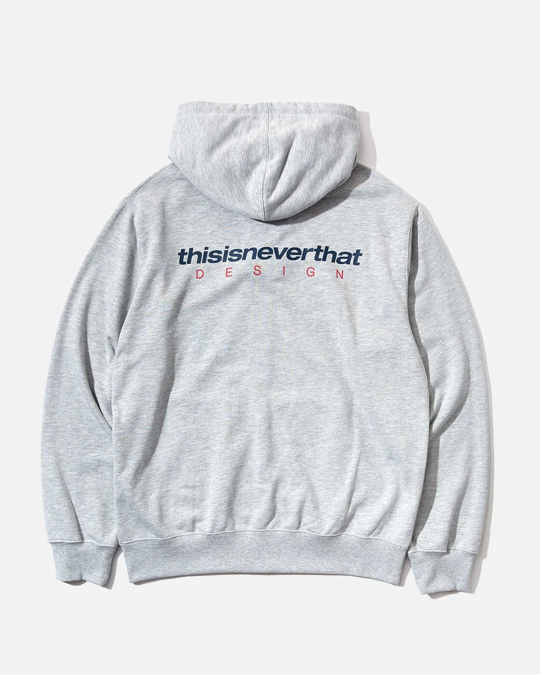 DSN-Logo Zip Hoodie - Heather Grey