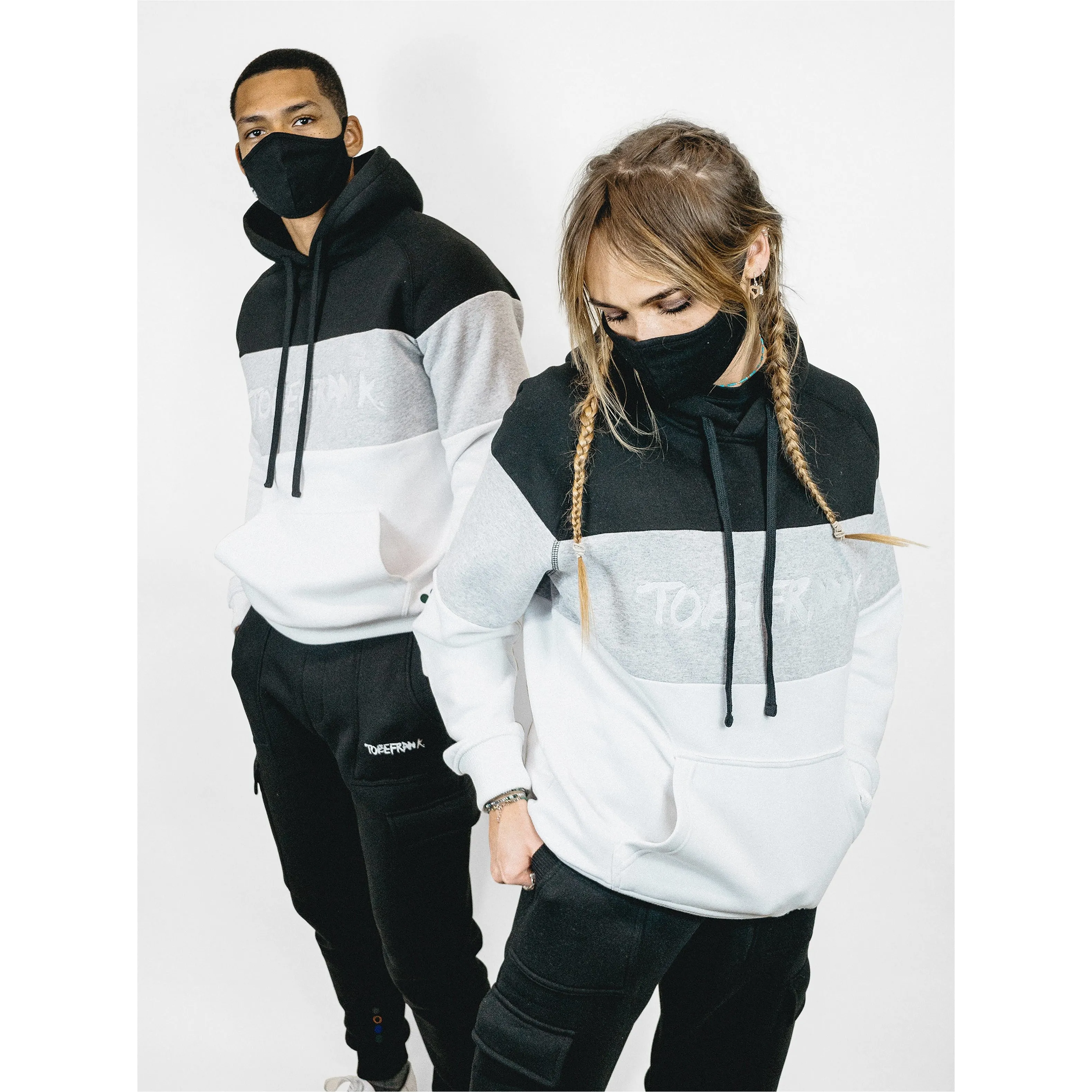 Ellis Logo Contrast Hoodie