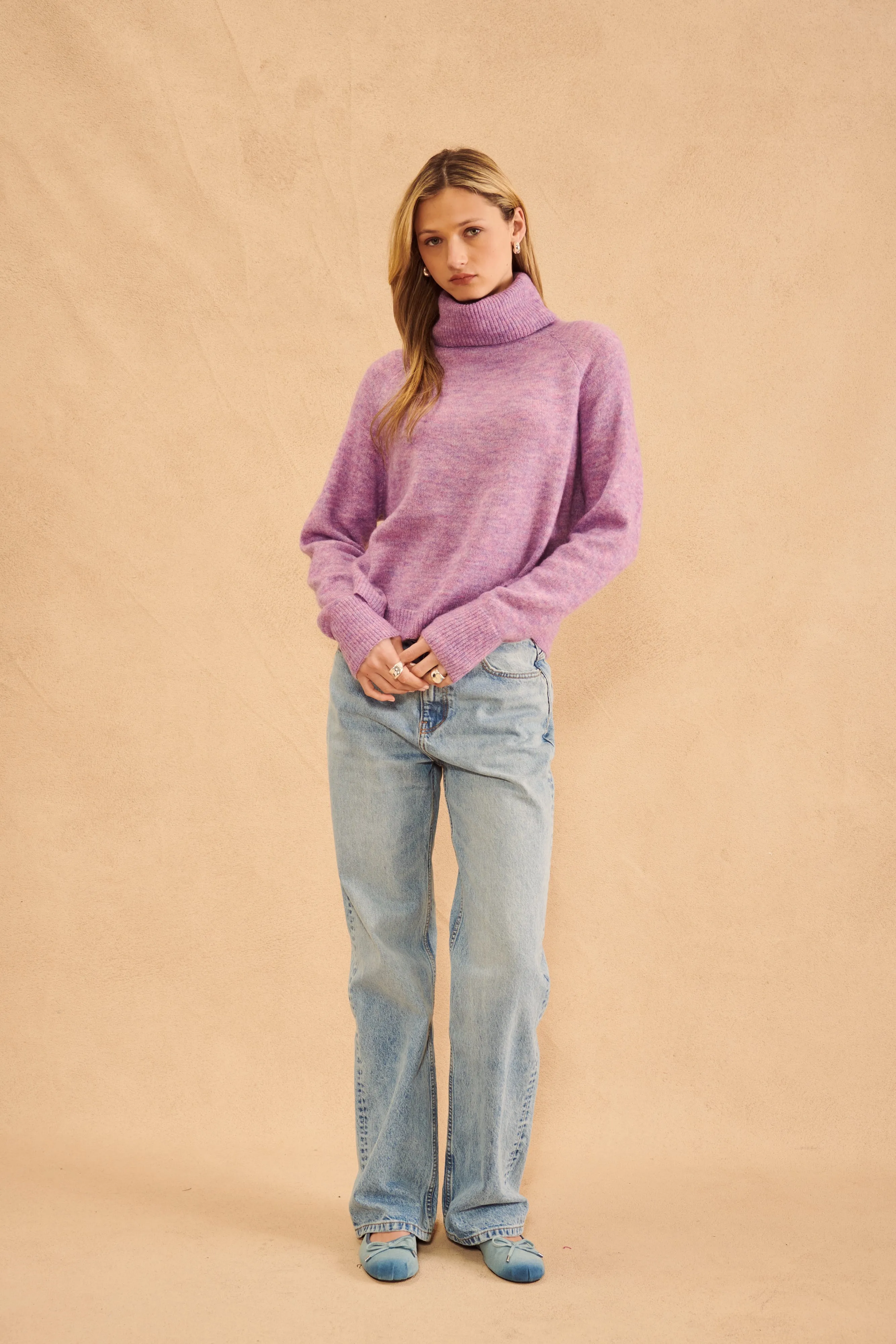 EMMETT SLOUCH NECK SWEATER