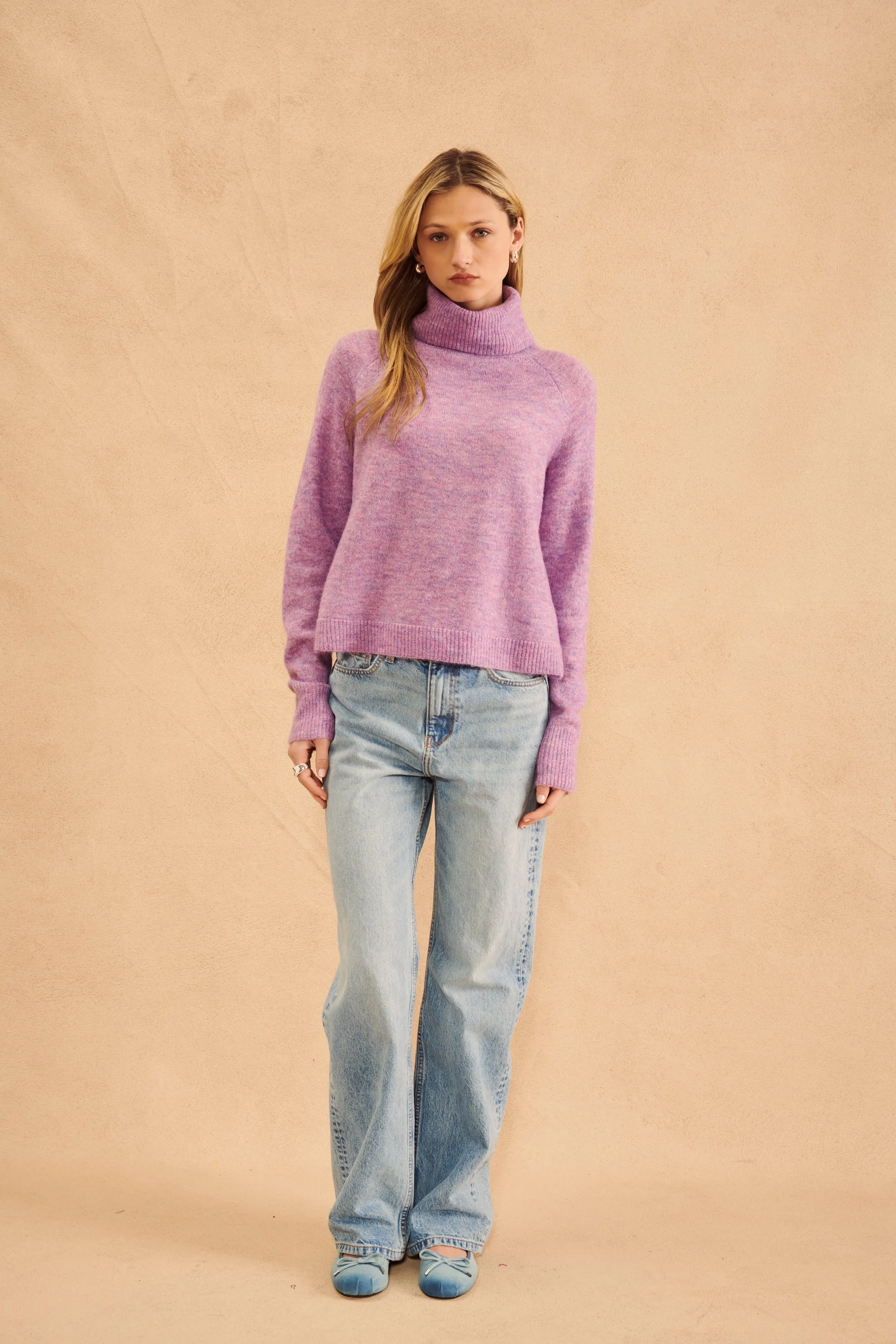 EMMETT SLOUCH NECK SWEATER