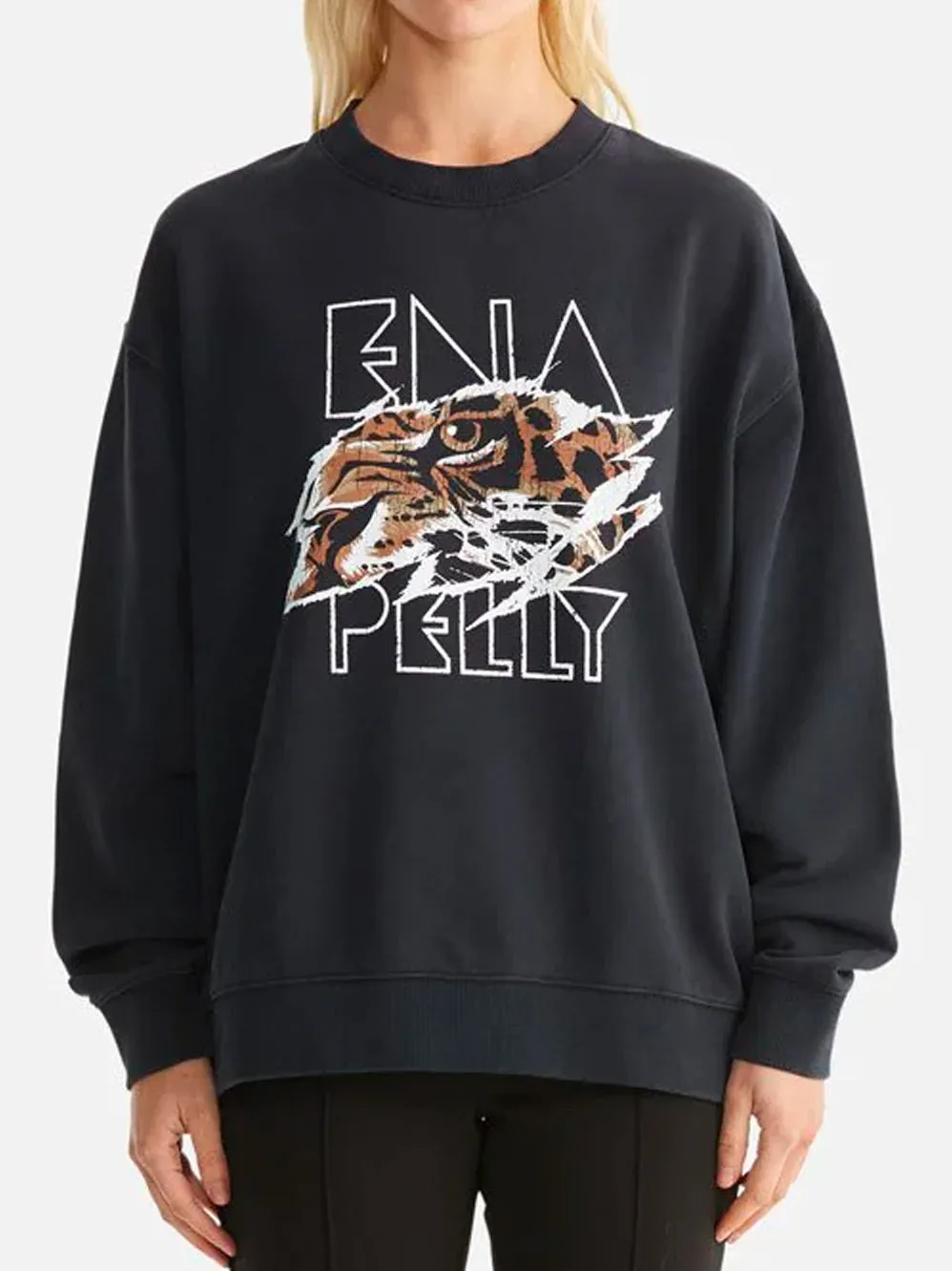 ENA PELLY LILLY OVERSIZED SWEAT - TIGERS EYE