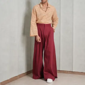 Extra Wide Leg Drill Trousers