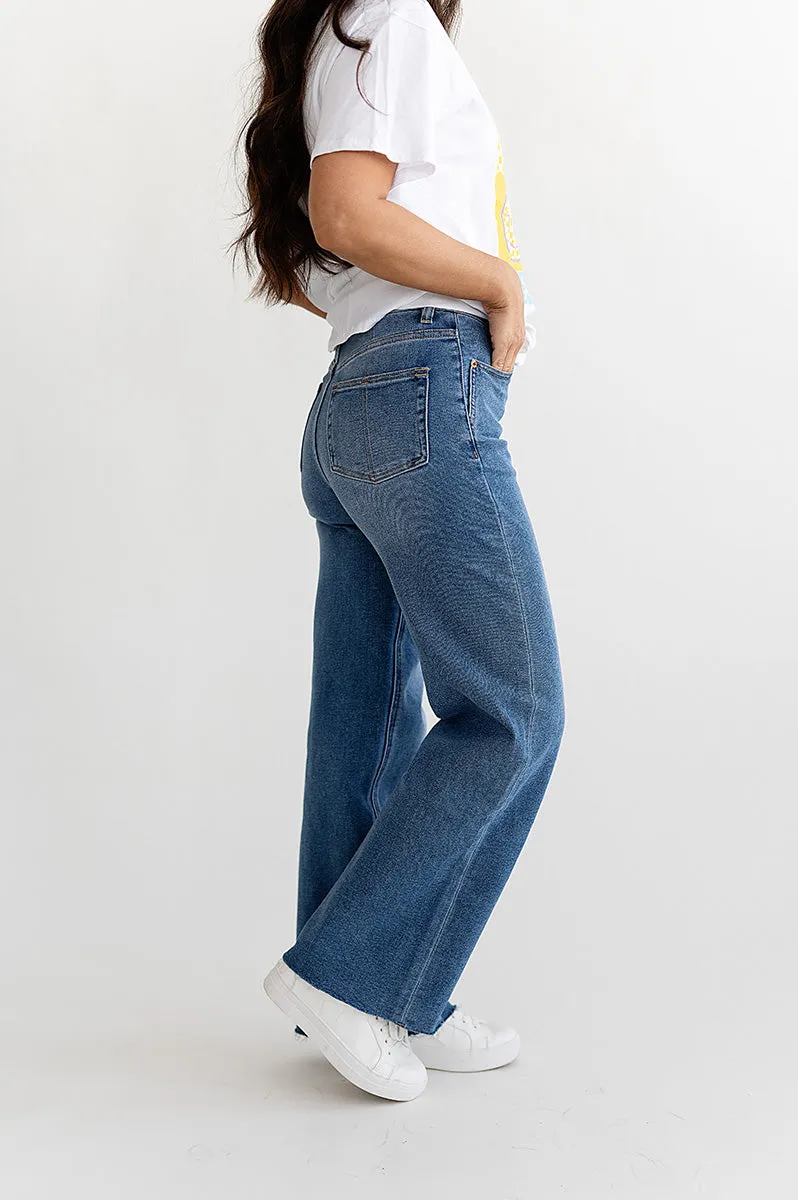 Ezra Wide Leg Jean