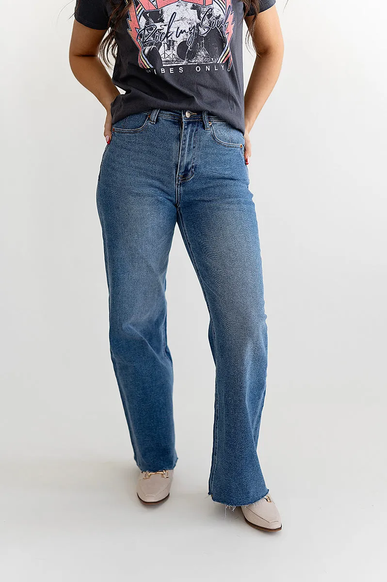 Ezra Wide Leg Jean