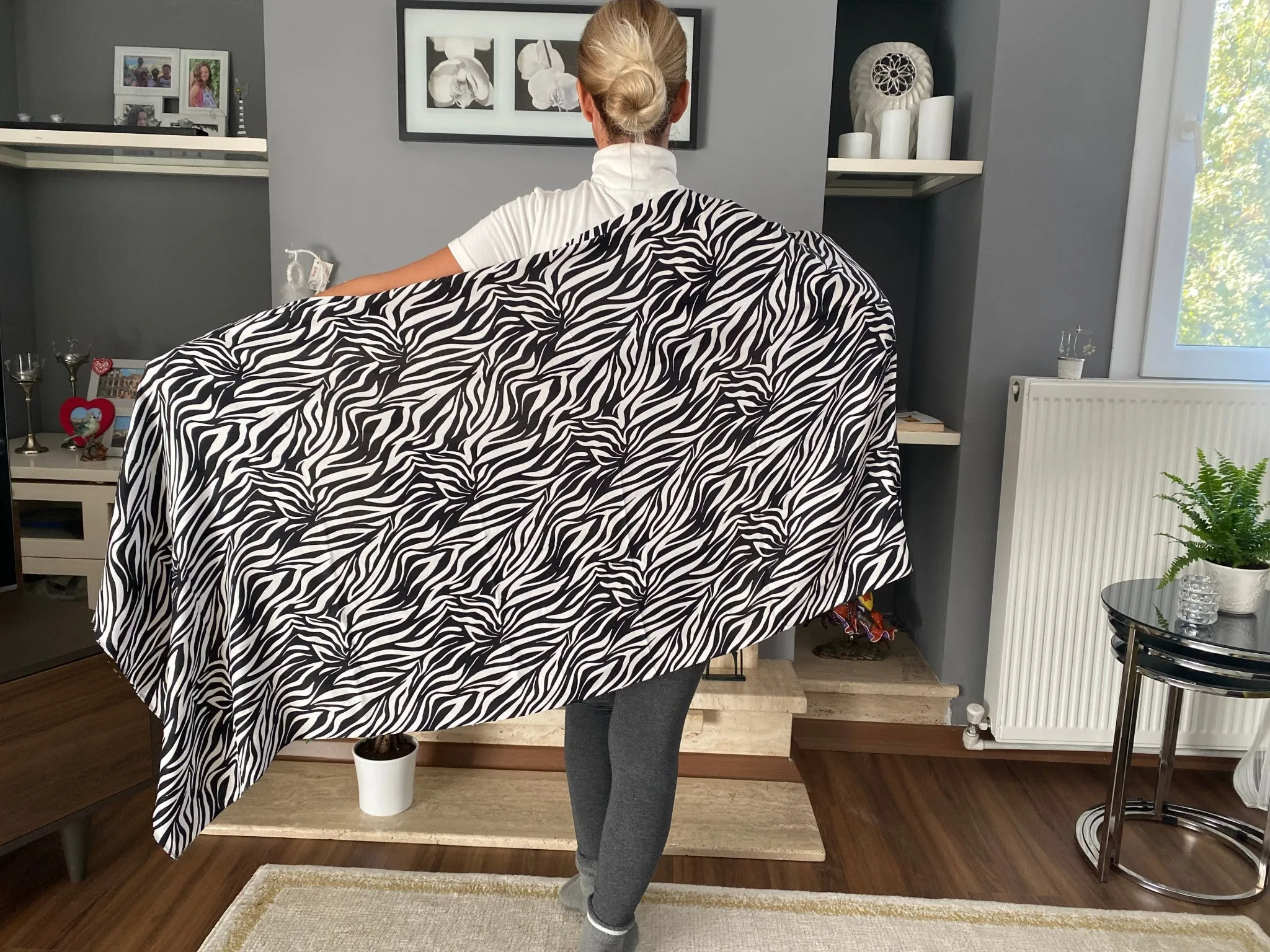 Fashion Tight Eyfel-zebra Patterned Shawls