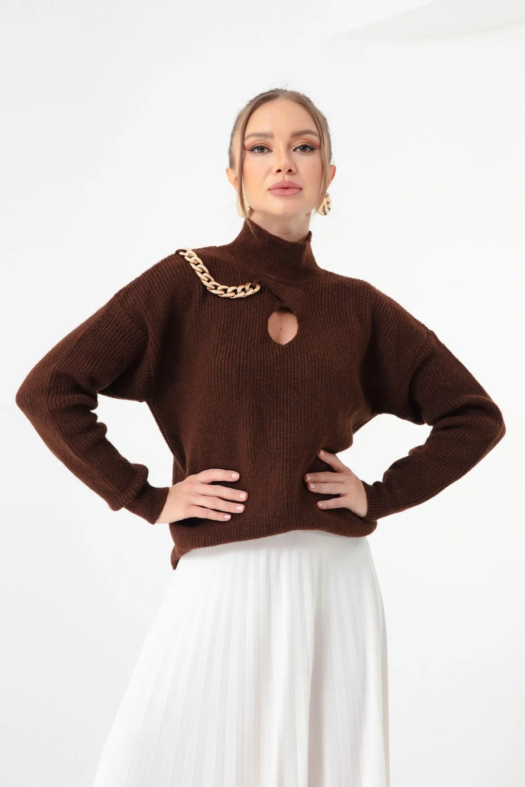 Female Chain Shardon Knitwear Sweater